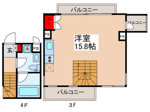 ザ・リバ－ハウスの物件間取画像